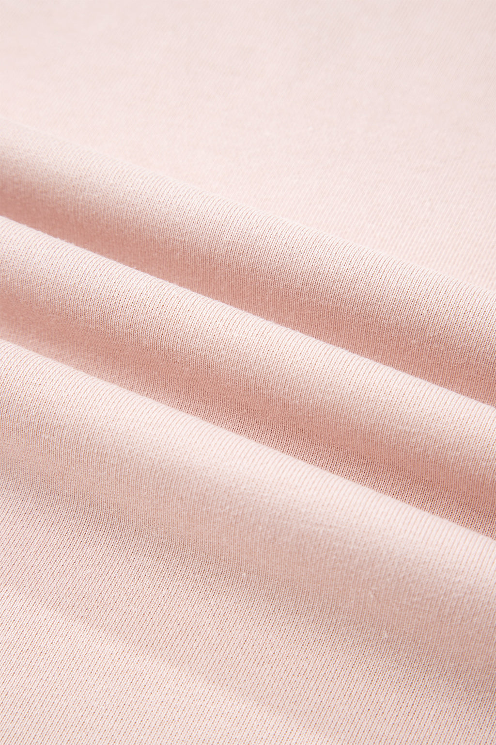 Light Pink Plus Color Block Waffle Patchwork Exposed Seam Baggy Sweatshirt